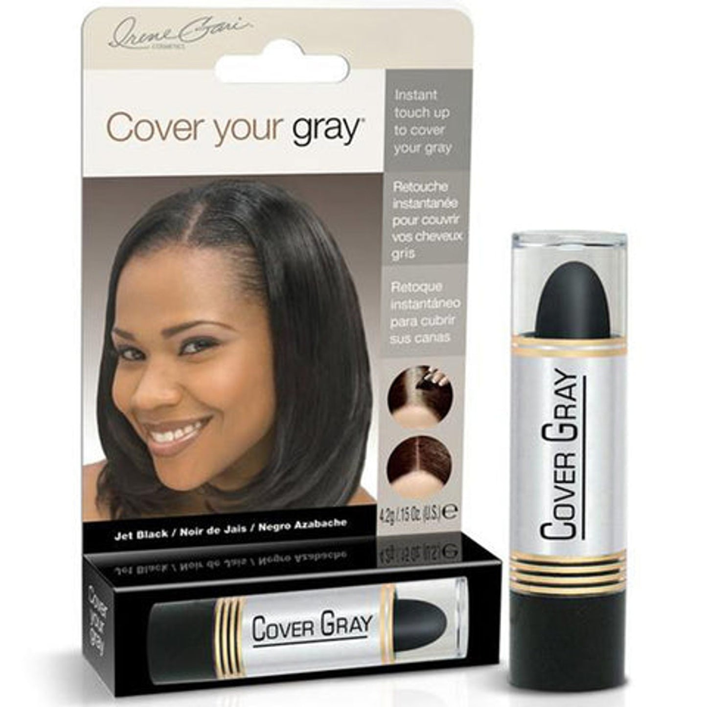 Cover Your Gray Touch-Up Stick Jet Black 0.15 oz