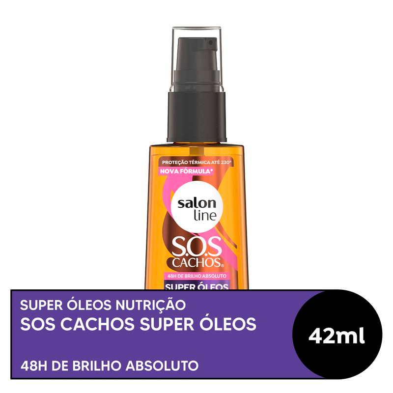 Salon Line S.O.S Cachos Super Óleos Nutrição Extraordinária 42ml