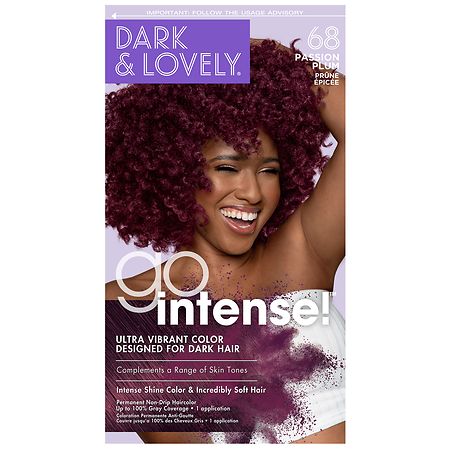 Dark and Lovely Ultra Vibrant Permanent Hair Color plum passion