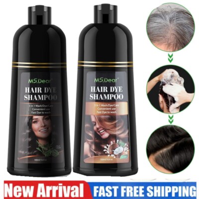 Dexe A Wash Black Permanent Hair Color Shampoo 200 Ml