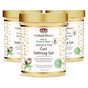 African Pride Curl Defining Gel Aloe & Coconut Water 18oz