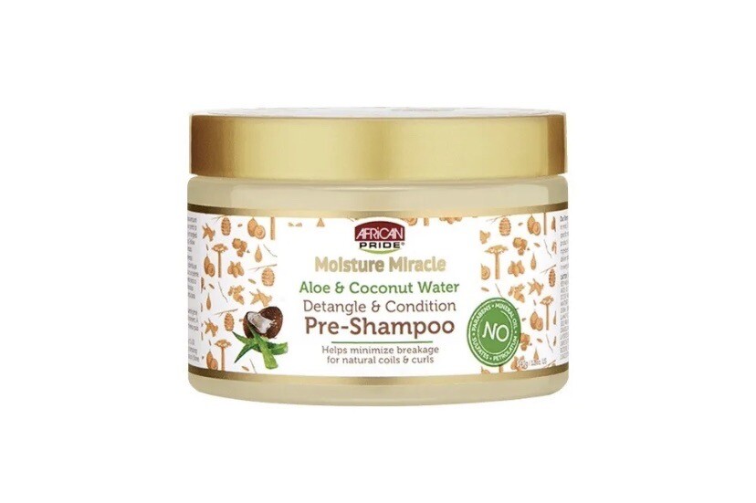 African Pride Moisture Miracle Pre-Shampoo, 12 Fl Oz