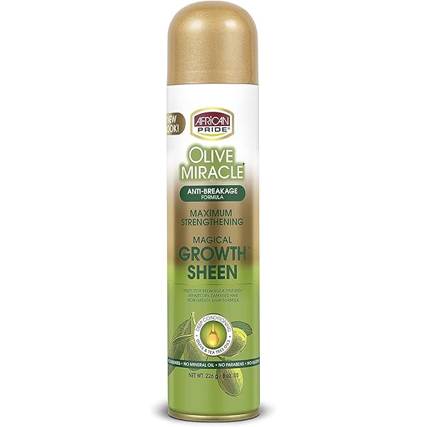 African Pride Olive Miracle Growth Oil, 8 oz.
