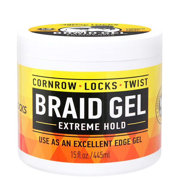 AllDay Locks Braid Gel Extreme Hold, 15 Oz