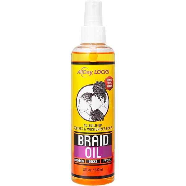 AllDay Locks Braid Spray 12 Oz Alleviates Itchy Scalp