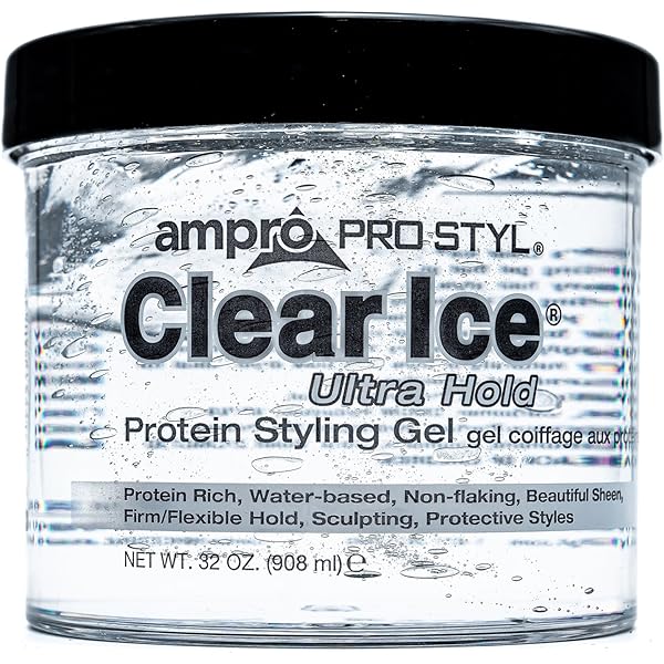 AmPro Clear Ice Gel Firm Hold 15.73 Oz Pack of 1