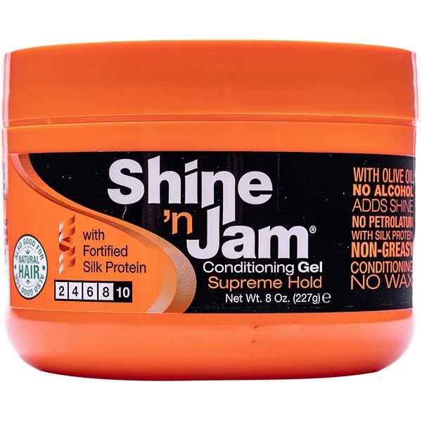 AmPro Shine-N-Jam Supreme Hold Gel, Large, 8 oz