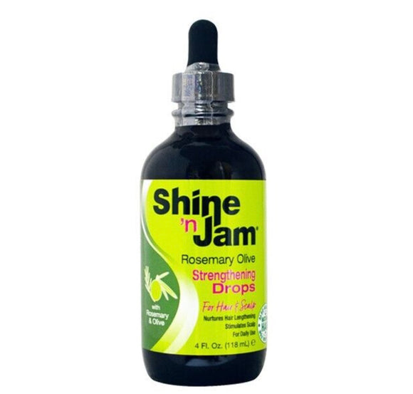 Ampro Shine N' Jam Hair Drops Rosemary Olive 4 OZ