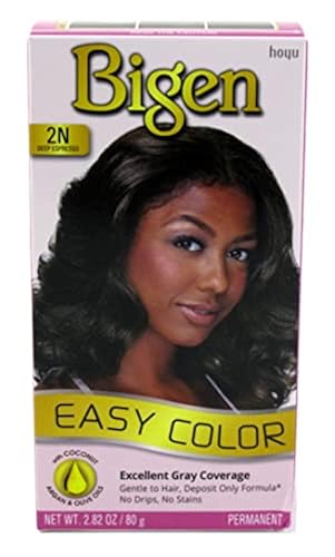 Bigen Easy Color Hair Dye Deep Espresso, 2.82 Oz
