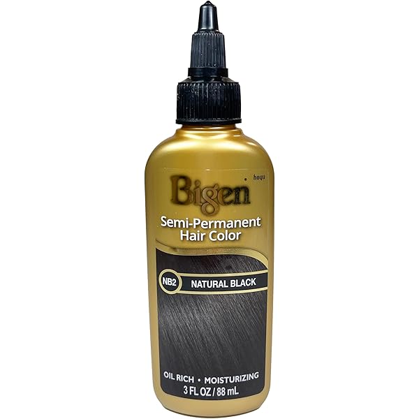 Bigen Semi-Permanent Haircolor Jet Black 3 oz,