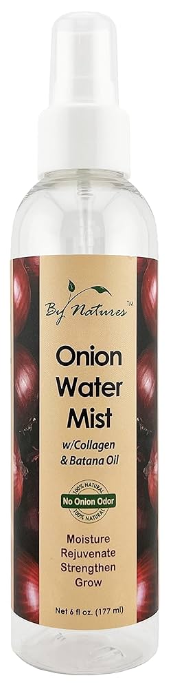 By Natures Onion Water with Biotin, Batana Oil, 6 Fl Oz