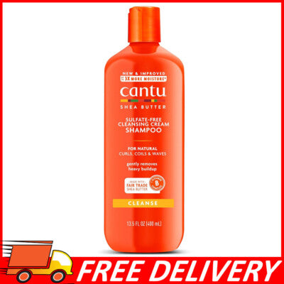 Cantu Cleansing Cream Shampoo Shea Butter, 13.5 Fl Oz