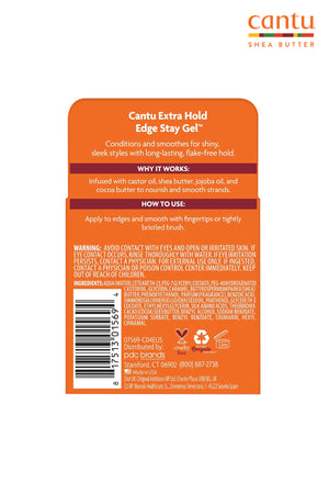 Cantu Extra Hold Edge Stay Gel, 2.25 oz