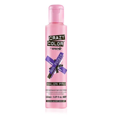 Crazy Color Hot Purple Semi Permanent Hair Color 5.07 Oz