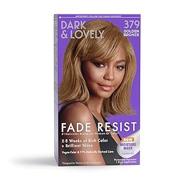 Dark And Lovely Fade Resist Hair Color 379 Golden Bronze