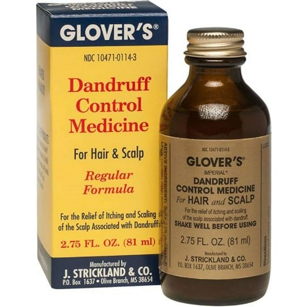 Glover's Medicine Scalp Treatment for Dandruff, 2.75 Fl Oz