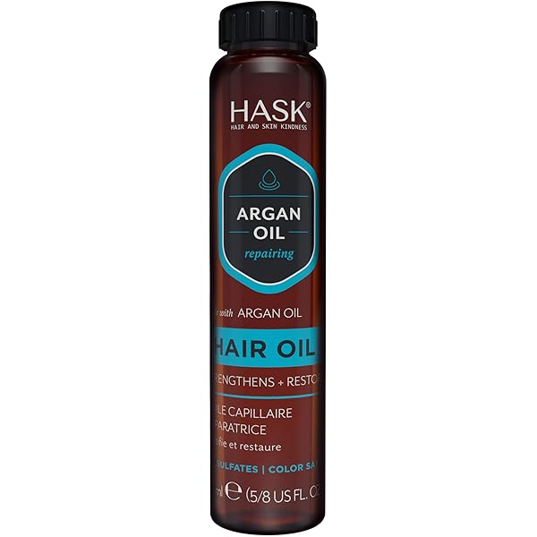 Hask Argan Oil Repairing Hair Oil, 0.62 oz