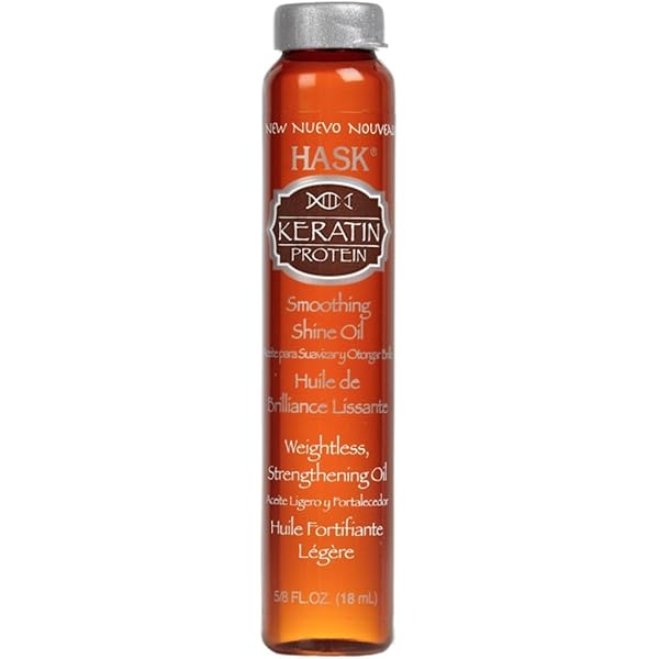 Hask Keratin Oil Smoothing Hair Oil, 0.62 oz