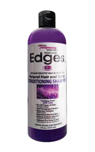 Hicks Natural Hair and Scalp Shampoo with Lilac - 16 Oz