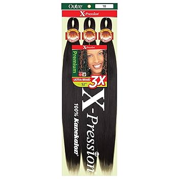 Outre Ultra Braid Xpression 3X 52" 1-Pack, Jet Black