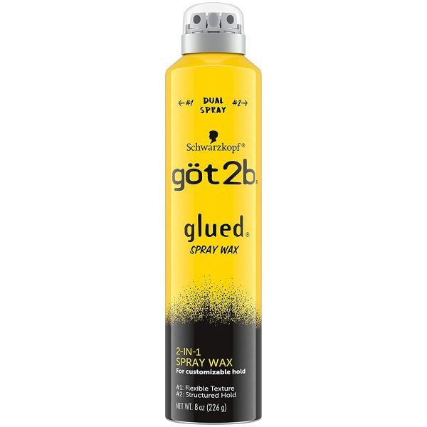 Schwarzkopf Got2b Glued Spray Wax, 8 OZ