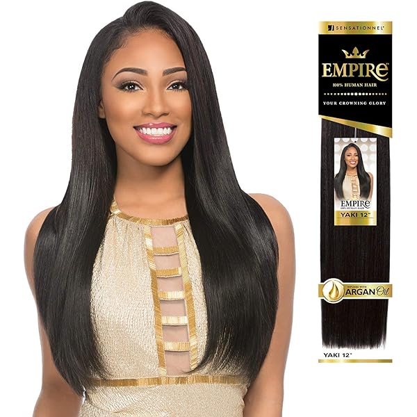Sensacional Empire Yaki 14 Inch Weave Hair - Dark 2