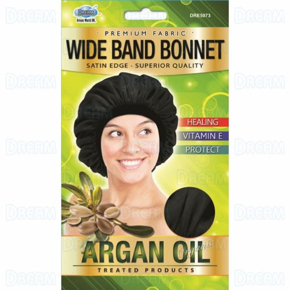 Dream Satin Wide Band Bonnet for Women, One Size
