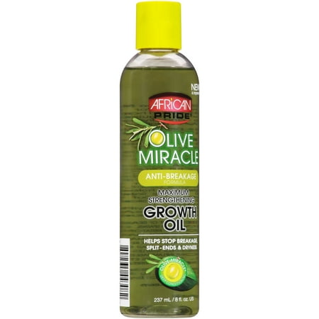 African Pride Olive Miracle Growth Oil, 8 oz.