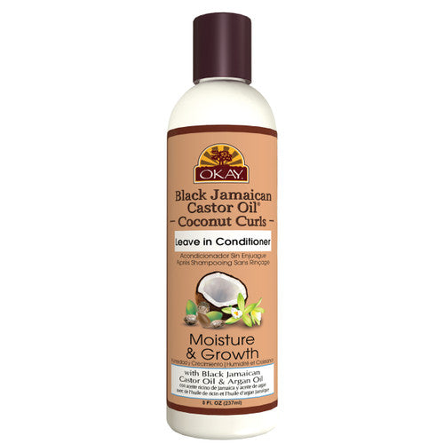 OKAY Coconut Leave-In Conditioner, 237 mL, Deep Moisturizing