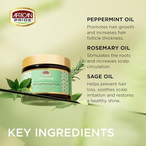 African Pride Strengthening Mask Hair Treatment 12oz Pack of 1