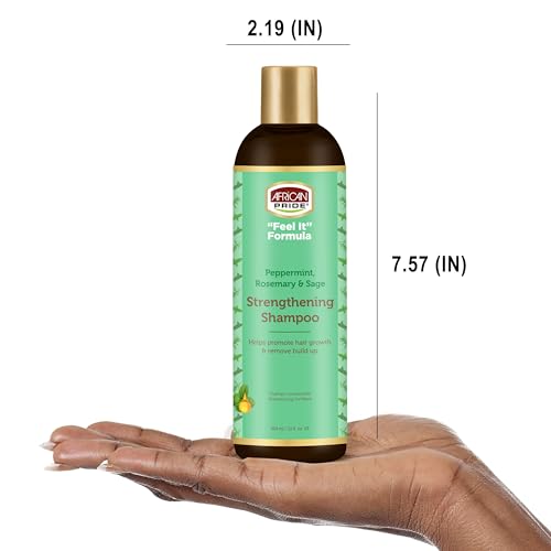 African Pride Strengthening Shampoo 12 Fl Oz Pack of 1