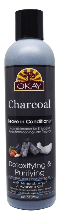 OKAY Charcoal Detoxifying Leave-In Conditioner 8oz