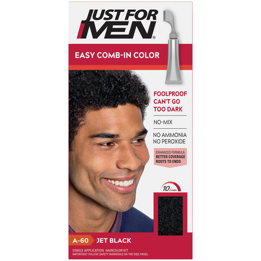 Just For Men Easy CombIn Color, Jet Black A60, 1.2oz