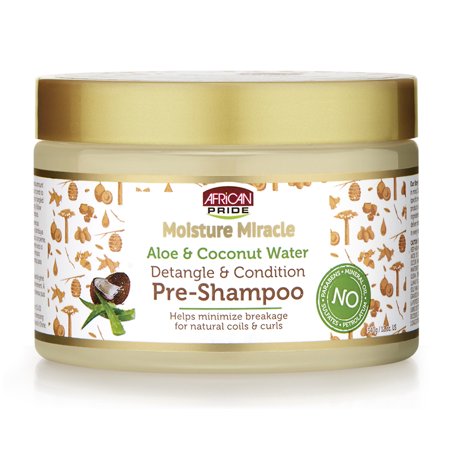 African Pride Moisture Miracle Pre-Shampoo, 12 Fl Oz