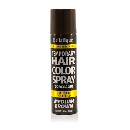 BELLATIQUE Temporary Hair Color Spray 3.52 Fl Oz Pack of 1