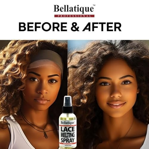 BELLATIQUE Lace Melting Spray 4.06 Oz - Maximum Hold, Fast Drying