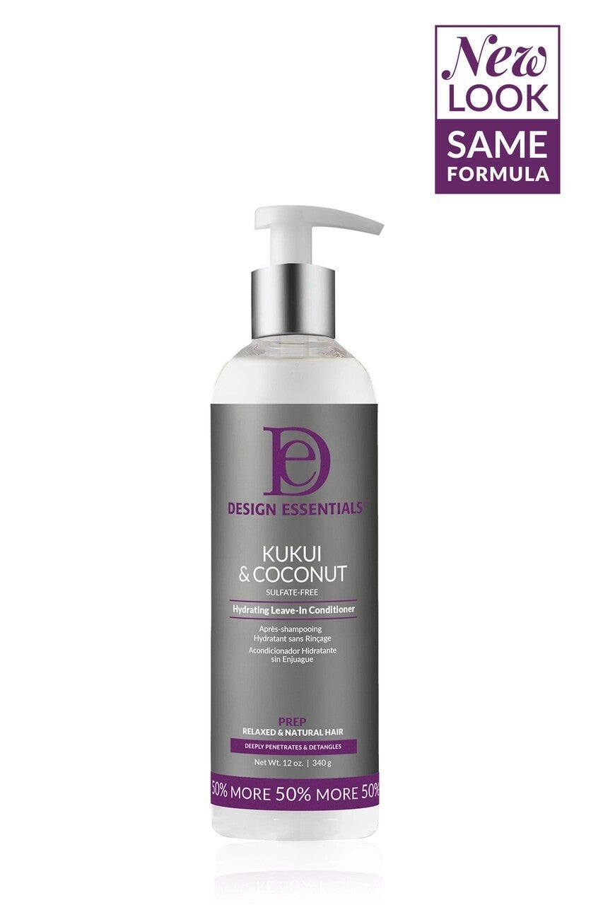 Design Essentials Kukui & Coconut Hydrating Leave-in Conditioner 12oz