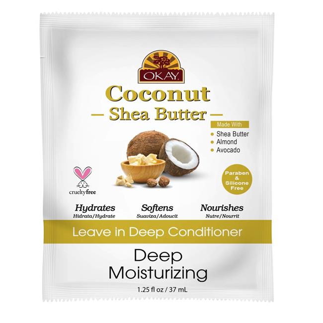 Okay Coconut Shea Butter Leave-In Conditioner 1.25 oz