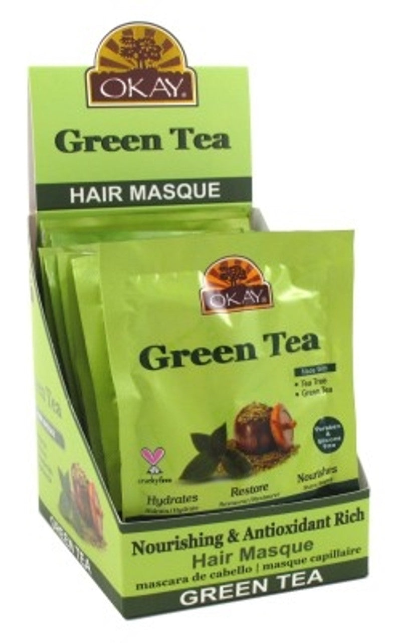 OKAY Green Tea Hair Masque Antioxidant Rich 1.5 Oz