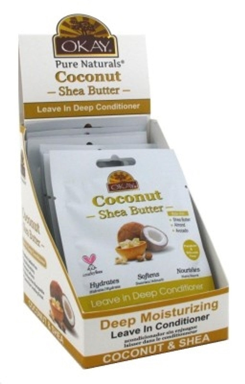 Okay Coconut Shea Butter Leave-In Conditioner 1.25 oz