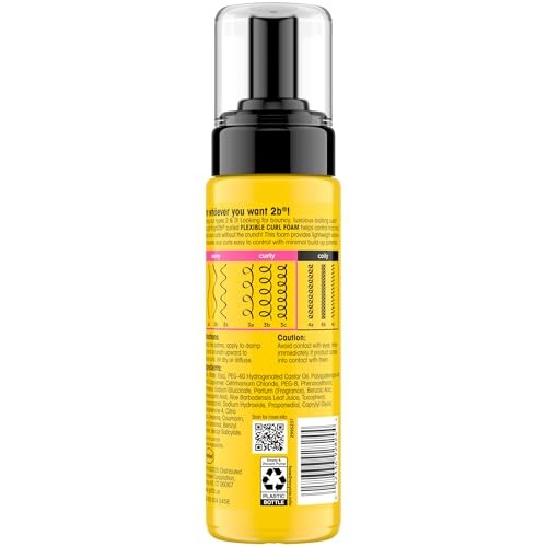Got2B Flexible Curl Foam Hair Gel, 6.7 oz, Pack of 1