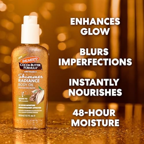 Palmer's Cocoa Butter Shimmer Radiance Oil 5.1 Oz Pack of 1