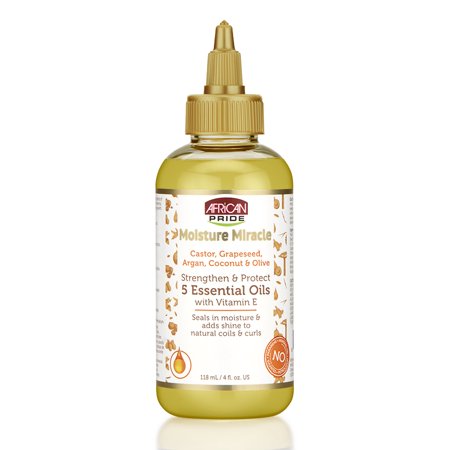 African Pride Moisture Miracle 5 Essential Oils 4 Oz