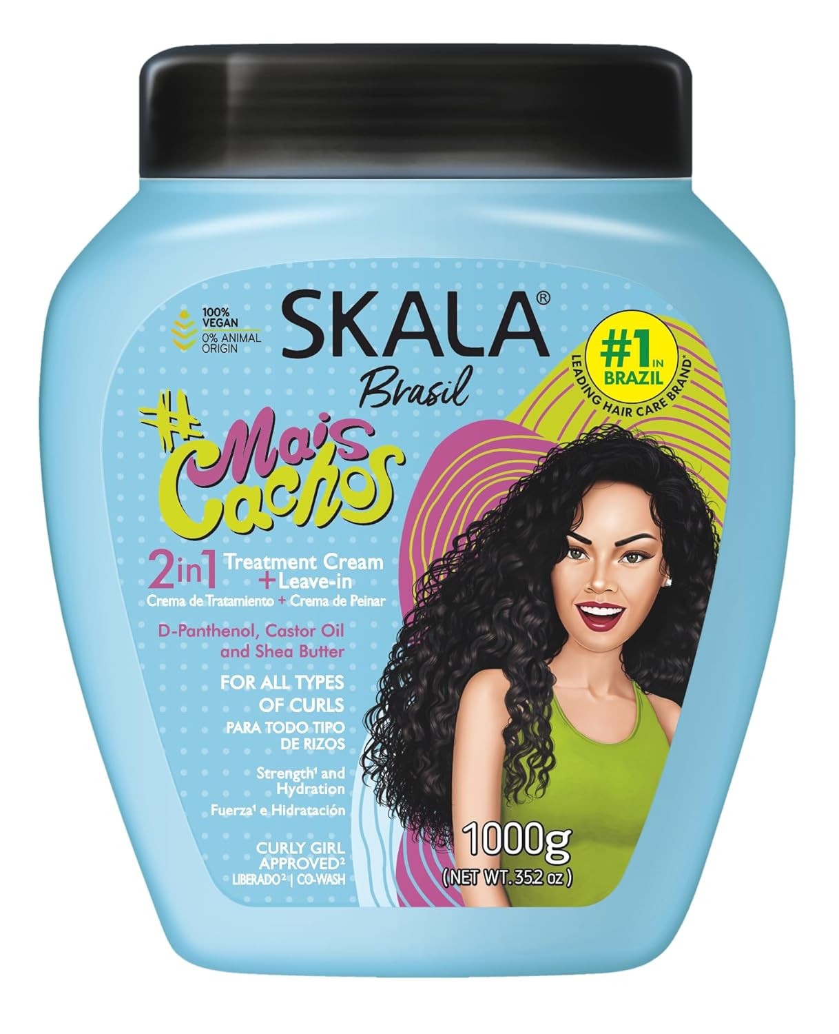 EMAX SKALA Cachos 2-in-1 Hair Cream Treatment - 35.2oz