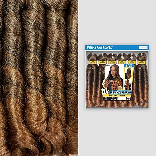 Zury Royal Crochet Braids French Curl Hand Made 6X