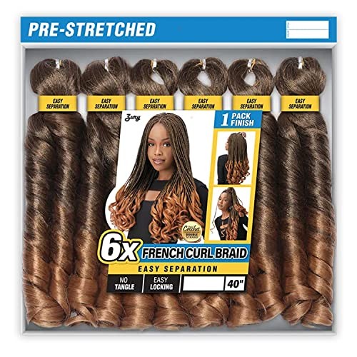Zury Royal Crochet Braids French Curl Hand Made 6X