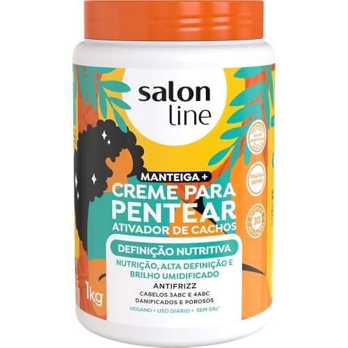 Salon Line Combing Cream Nutritional Butter 5.88 Oz Pack of 6