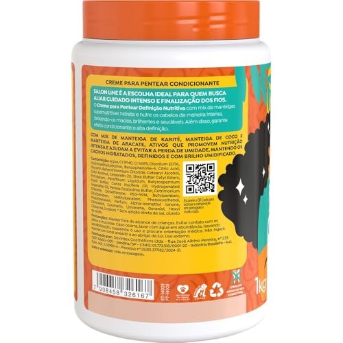 Salon Line Combing Cream Nutritional Butter 5.88 Oz Pack of 6