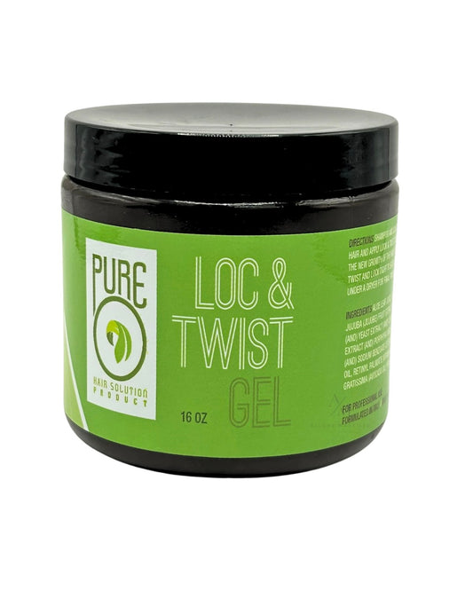 Pure O Natural Loc & Twist Gel 16 Oz