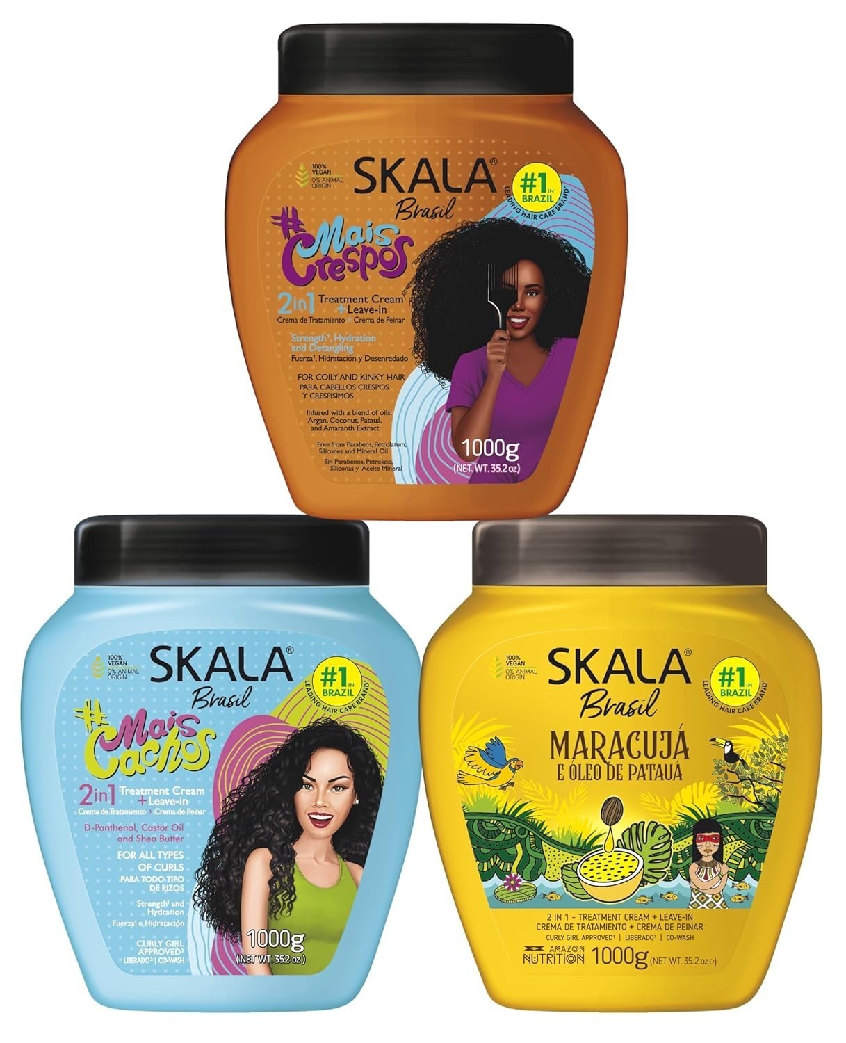 Skala Mais Cachos Crespos Maracuja Cream,